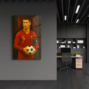 The Finisher – Glass Wall Art by HMZ