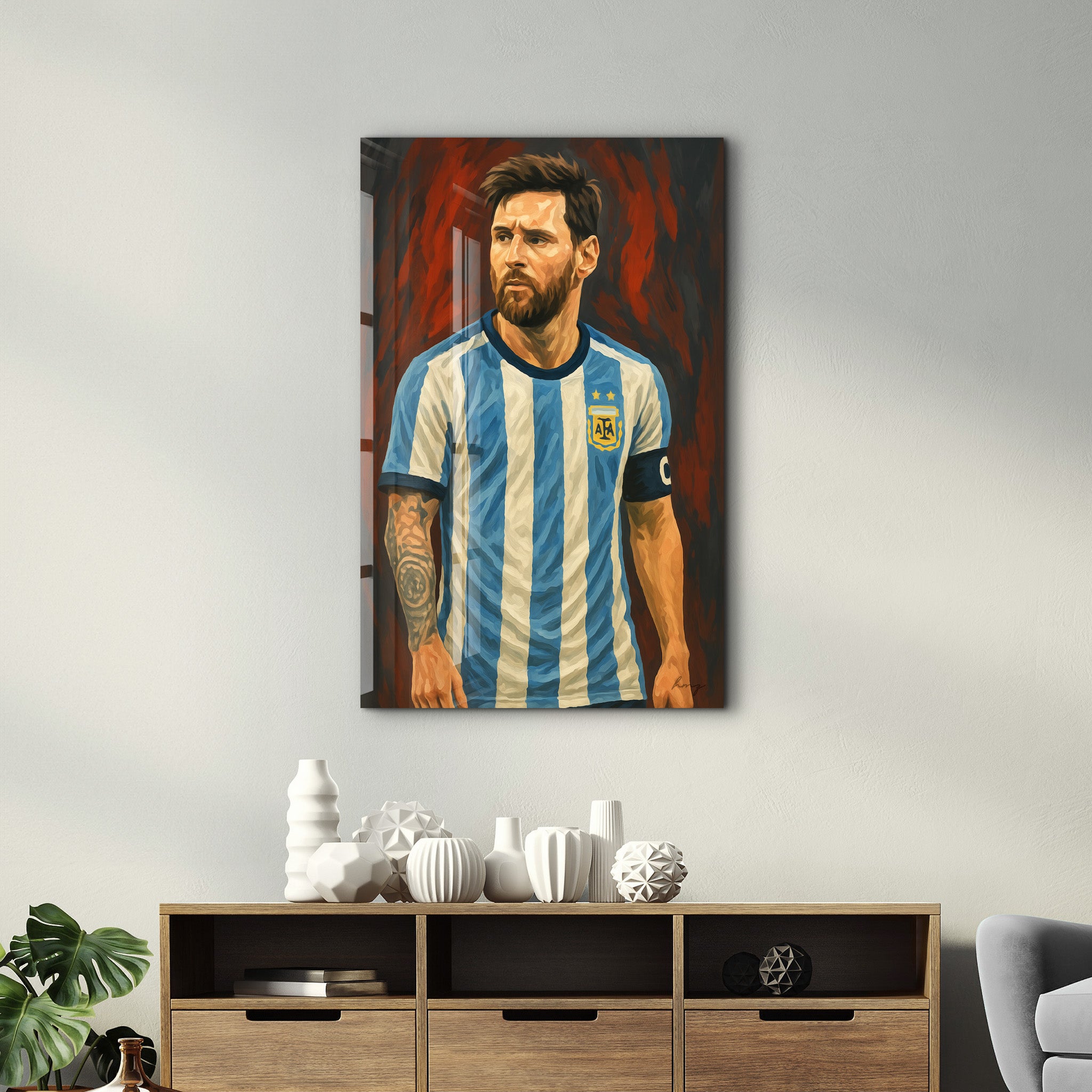 The Goat – Glass Wall Art by HMZ