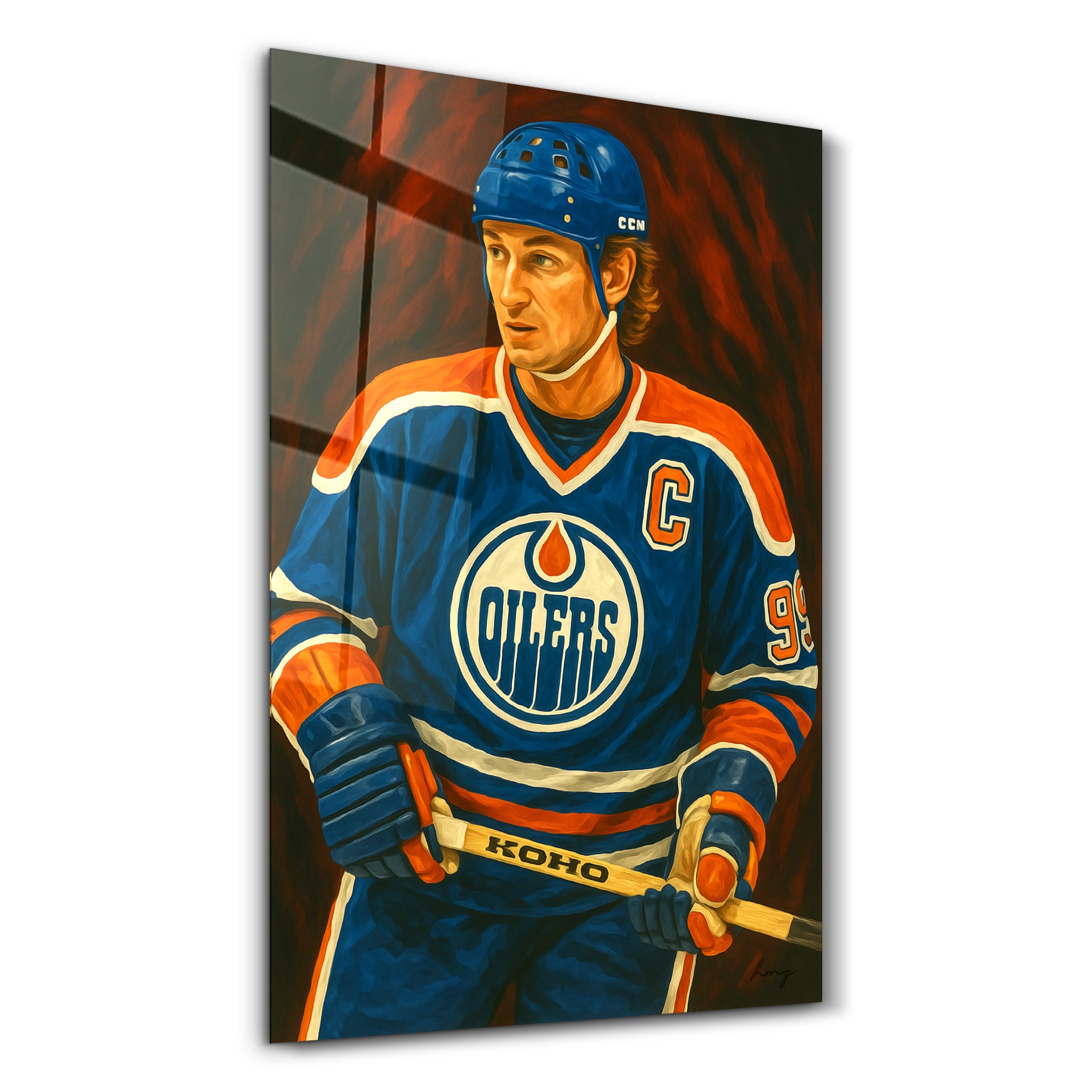 The Great One – Glass Wall Art by HMZ