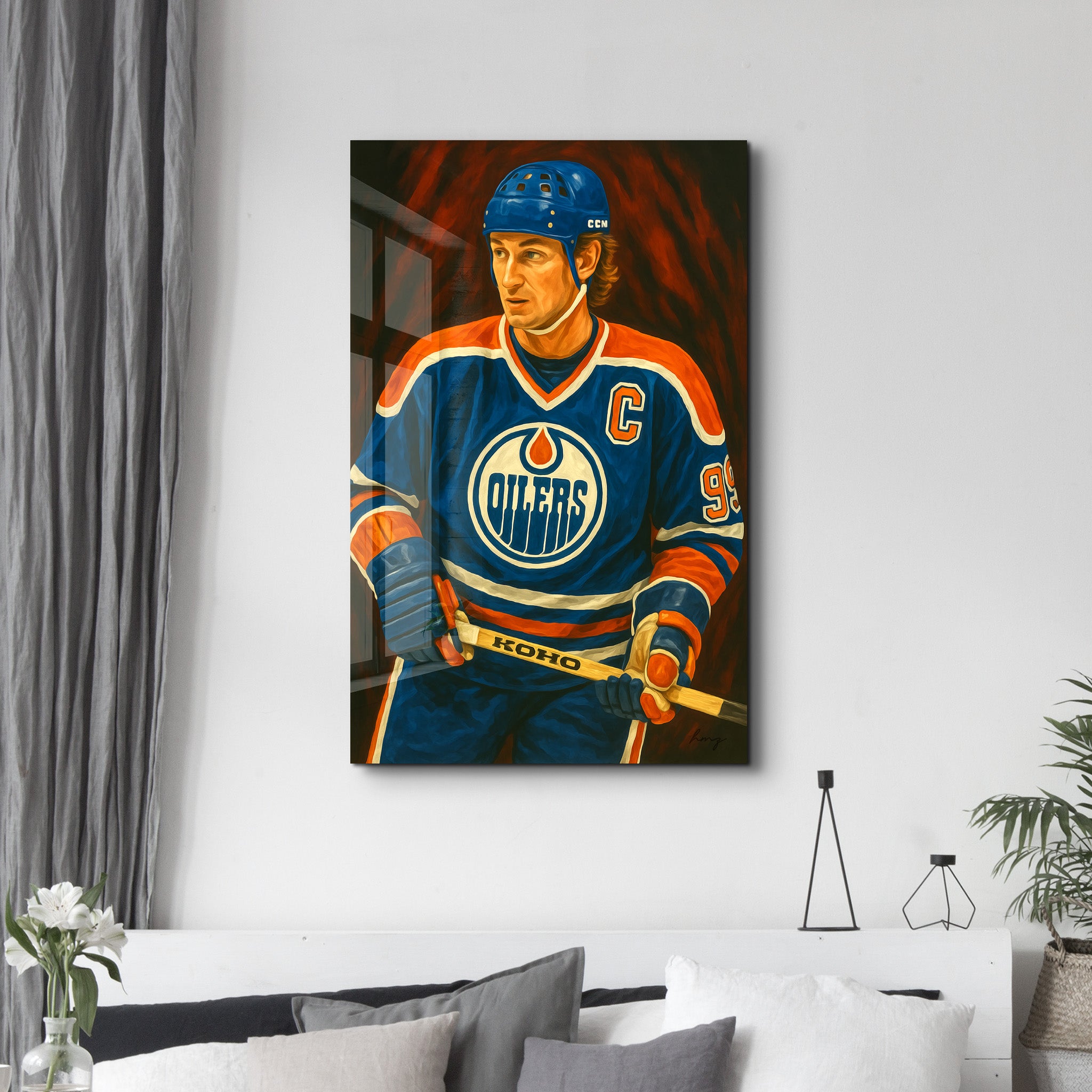 The Great One – Glass Wall Art by HMZ