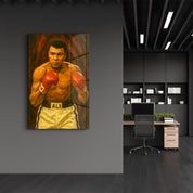 The Greatest – Glass Wall Art by HMZ