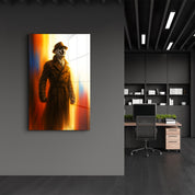 The Inkblot Vigilante – Glass Wall Art by HMZ