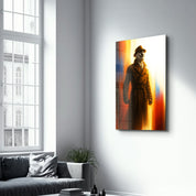 The Inkblot Vigilante – Glass Wall Art by HMZ