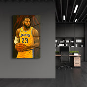 The King – Glass Wall Art by HMZ