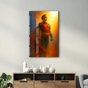 The Loyal Shadow – Glass Wall Art by HMZ