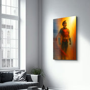 The Loyal Shadow – Glass Wall Art by HMZ