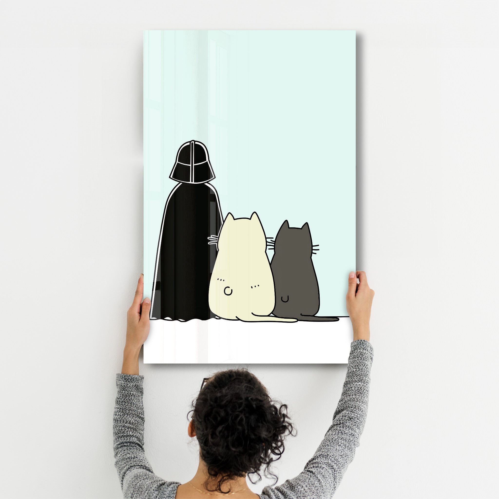 The Purr Side – Glass Wall Art
