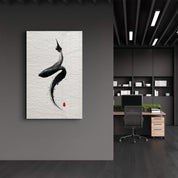 The Stroke - Glass Wall Art