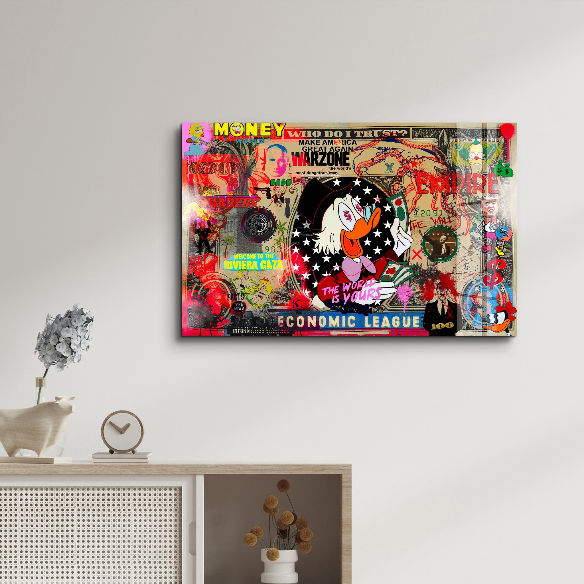 The World is Yours by Mr. Pablo Costa – Glass Wall Art