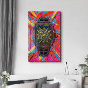 Time Bomb - Richard Mille Graffiti Explosion Glass Wall Art