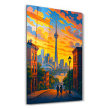 Toronto Himmel – – Glasbild