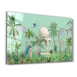 Tropical Oasis – Rectangle Glass Wall Art