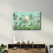 Tropical Oasis – Rectangle Glass Wall Art