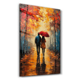 Walkin in the Rain | Glass Wall Art