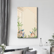 Whispers of the Courtyard – Glass Wall Art