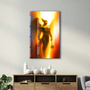 Wings of Vengeance – Glass Wall Art by HMZ