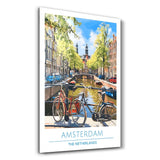 Amsterdam The Netherland 2-Travel Posters | Glass Wall Art