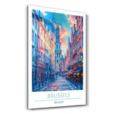 Brussels Belgium 2-Travel Posters | Glass Wall Art