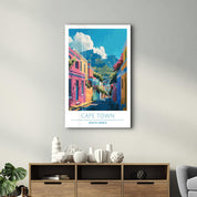 Cape Town South Africa-Travel Posters | Glass Wall Art - Artdesigna