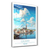 Galway Ireland-Travel Posters | Glass Wall Art
