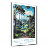 Golden Gate Park 2-San Francisco USA-Travel Posters | Glass Wall Art