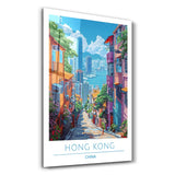 Hong Kong-Travel Posters | Glass Wall Art