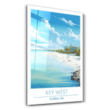 Key West 2-Florida USA-Travel Posters | Glass Wall Art