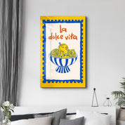 La Dolce Vita | Glass Wall Art