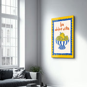 La Dolce Vita | Glass Wall Art