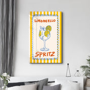 Limoncello Spritz | Glass Wall Art