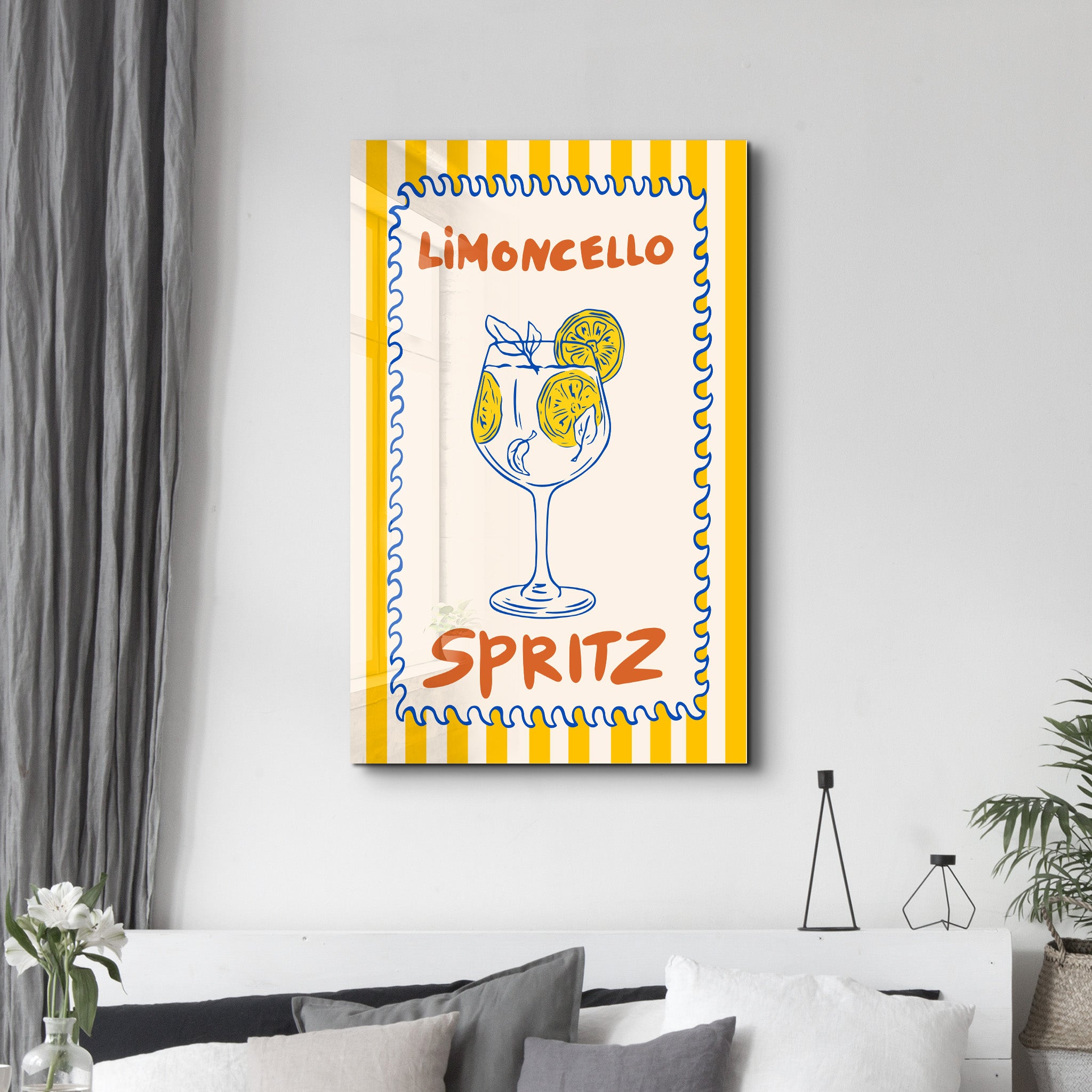 Limoncello Spritz | Glass Wall Art