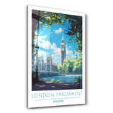 London Parliament England 1-Travel Posters | Glass Wall Art