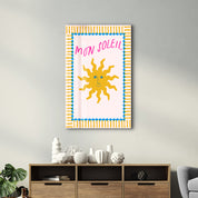Mon Soleil | Glass Wall Art