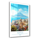 Naples Italy 2-Travel Posters | Glass Wall Art