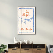 Sea La Vie | Glass Wall Art