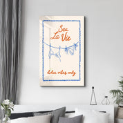 Sea La Vie | Glass Wall Art