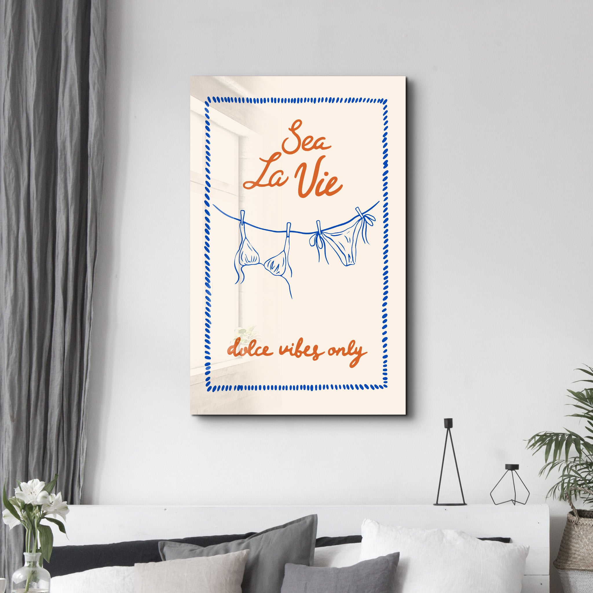 Sea La Vie | Glass Wall Art