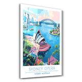 Sydney Opera Australia 2-Travel Posters | Glass Wall Art