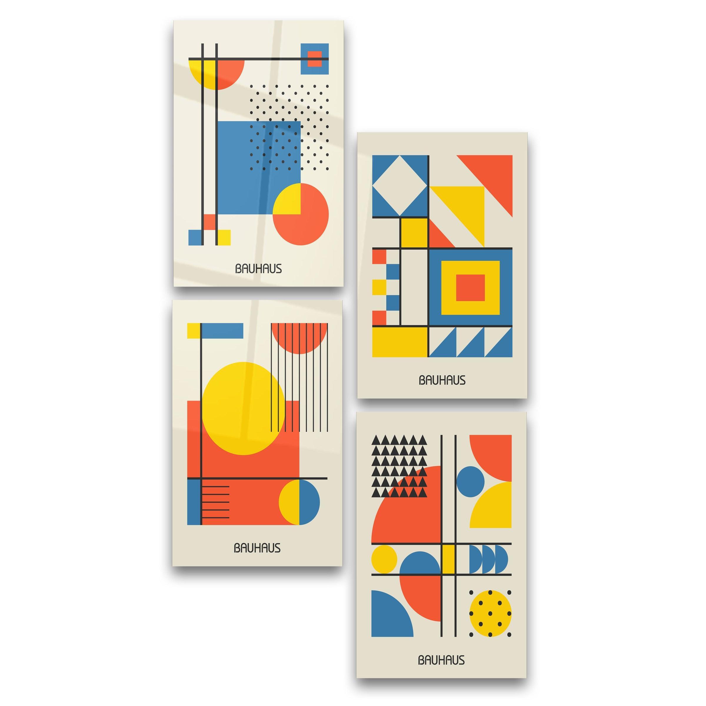 Bauhaus Quadro Glass Wall Art | ArtDesigna – Artdesigna