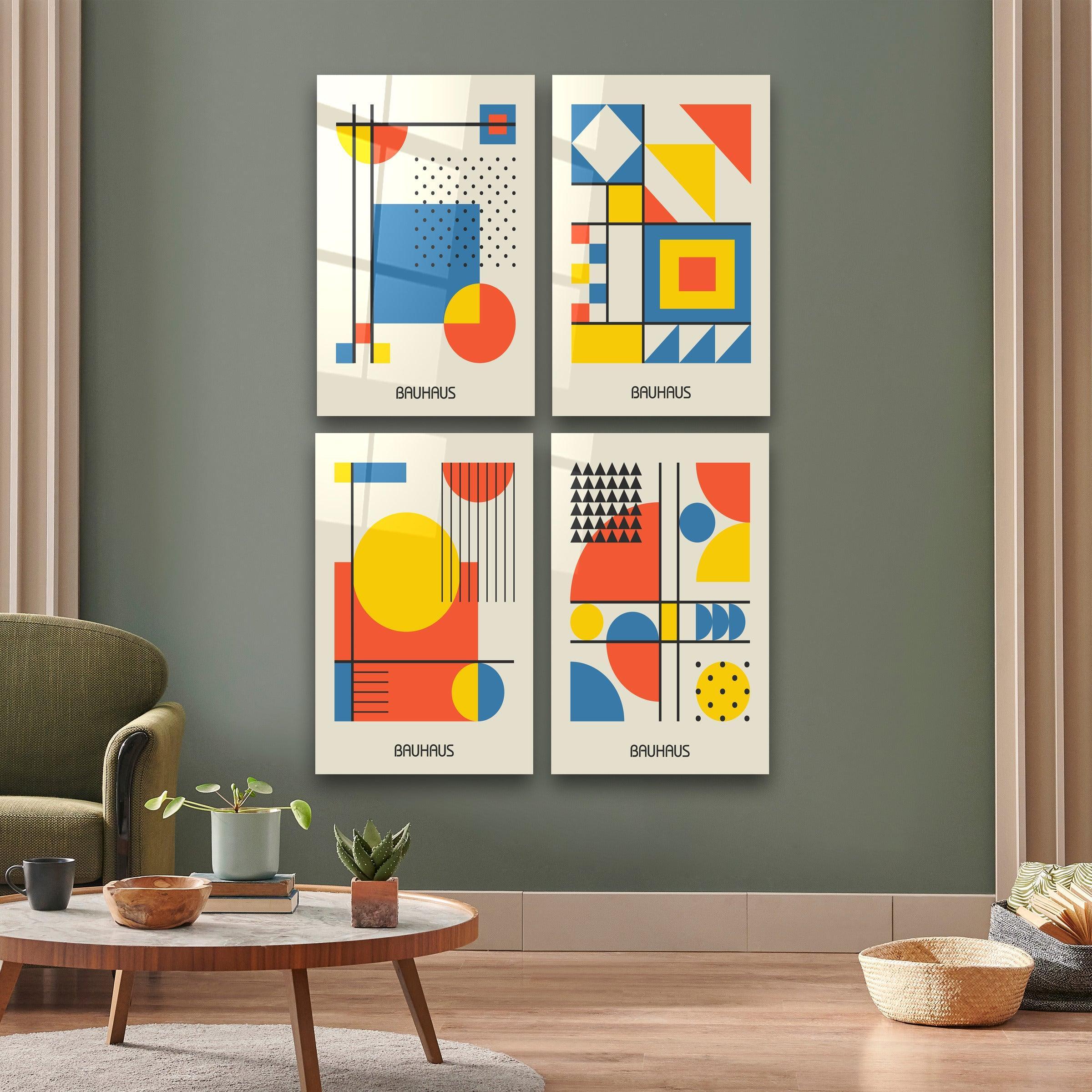 Bauhaus Quadro Glass Wall Art | ArtDesigna – Artdesigna