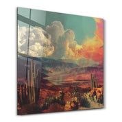 Between Earth and Sky | Glass Wall Art