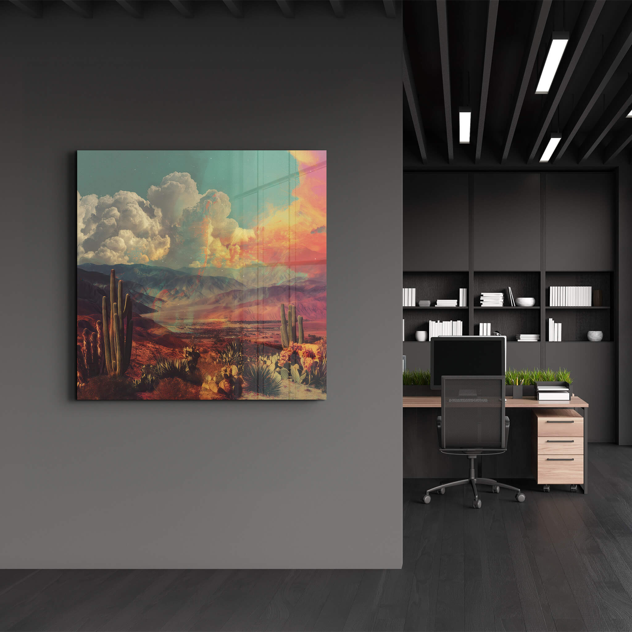 Between Earth and Sky | Glass Wall Art