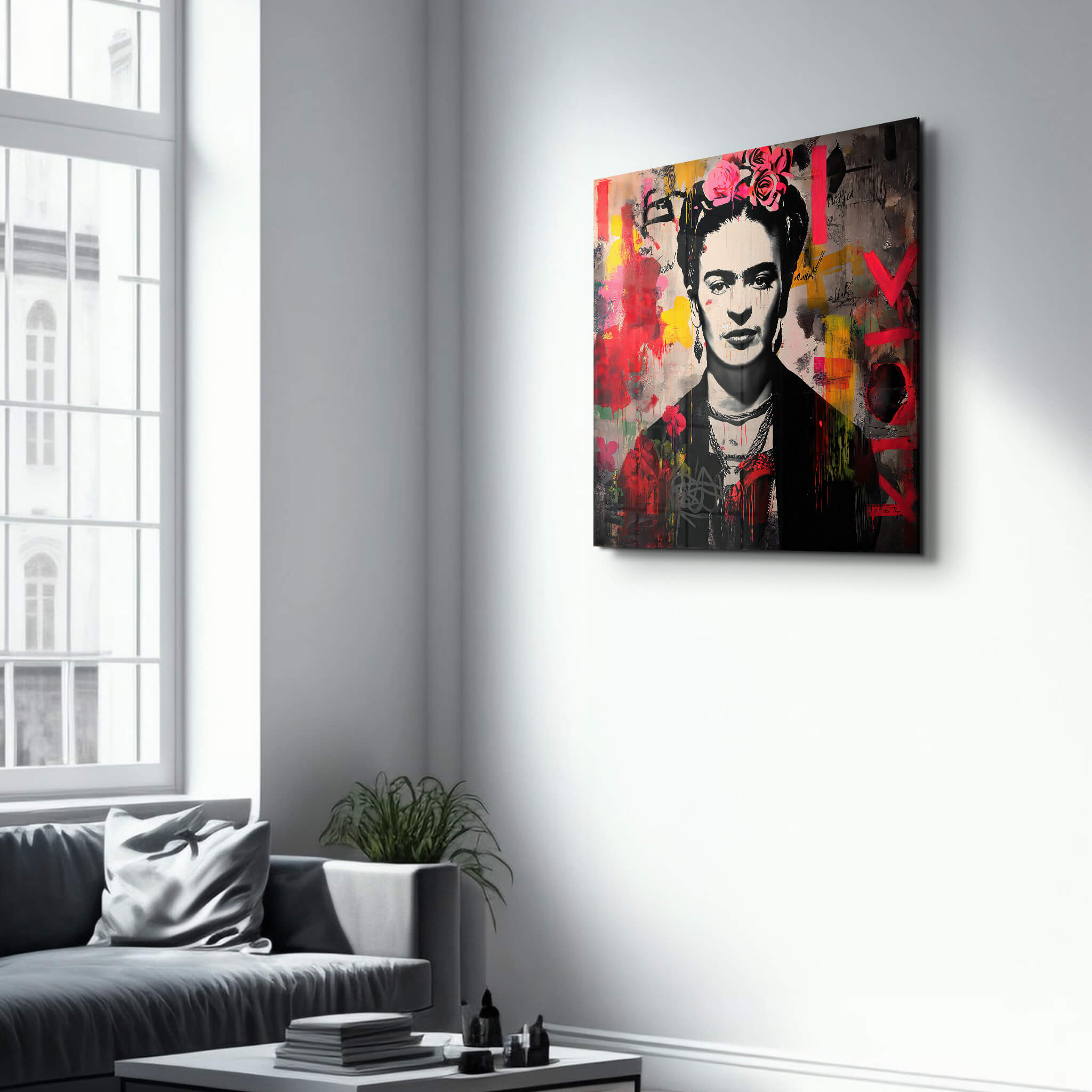 Color of Defiance | Glass Wall Art