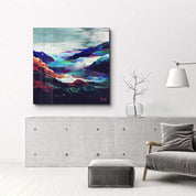 Echoes of the Glitch | Glass Wall Art