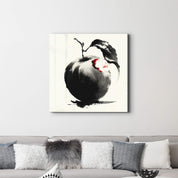 First Bite | Glass Wall Art