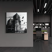 Gothic Cathedral in Motion | Glass Wall Art