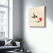 Heartdrop | Glass Wall Art