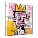 King of Scribbles | Glass Wall Art