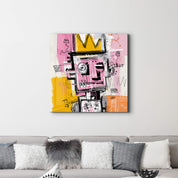 King of Scribbles | Glass Wall Art