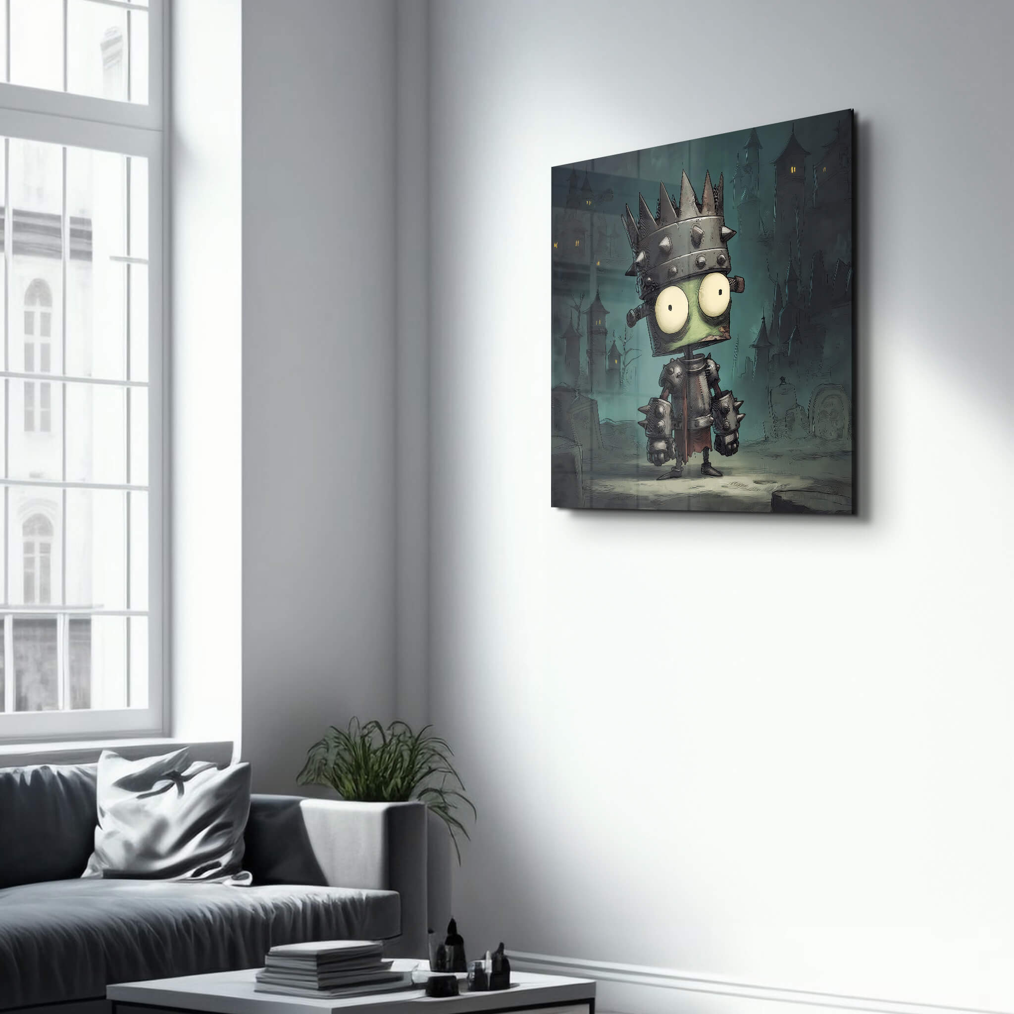Knight of the Forgotten Tower | Glass Wall Art